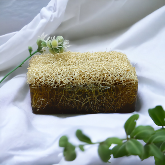 Natural Turkish Bay Laurel Loofah Soap