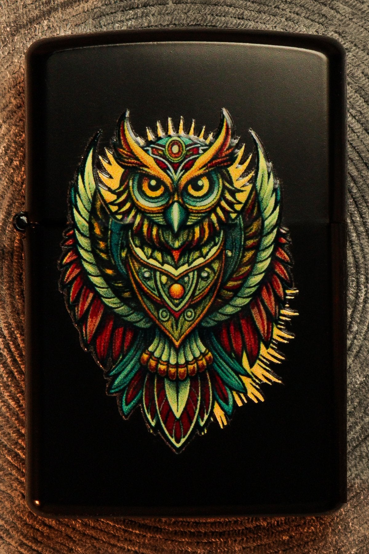 Owl Çakmak - Fossil Lighter